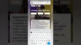 Free Fire FFAC REDEEM CODE | Garena Free Fire Redeem Code #FreeFire #FFAC2021 #IgniteYourFire #KPMYT