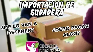 CORREOS DE MEXICO ENVIO INTERNACIONAL SUDADERA