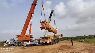 1600 Ton Xcmg Boom dismantle 😱 Kmk 200 Terax200 Biggest Mobile Crane 