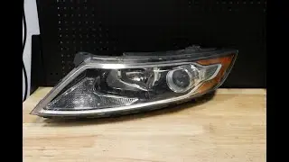 How to disassemble a 2011-2013 Kia Optima Xenon Headlight