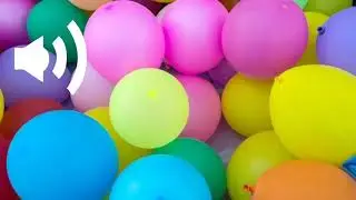 sound of blowing into a balloon