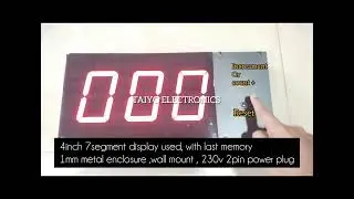 Digital counter - 2digits or 3digits or 4digits custom make 
