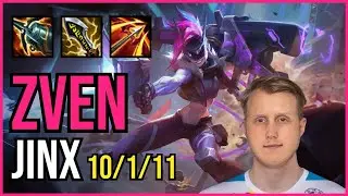 ZVEN - JINX vs STIXXAY - TRISTANA ADC - NA Challenger - Patch 11.4