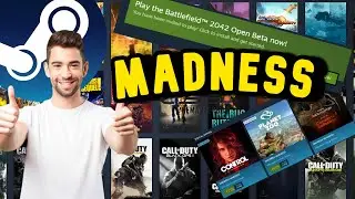 Battlefield 2042 Open Beta + Midweek Madness + Steam Deals + Tribes of Midgard, Breathedge, Control