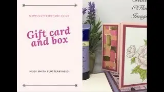 Combined gift box and card by Flutterbyheidi Fun Fold #61
