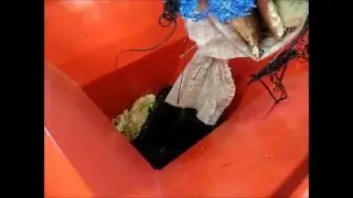 Plastic lumps shredder