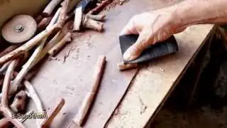How To Make Long Rustic Wooden Buttons - DIY  Tutorial - Guidecentral