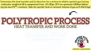 WORK DONE AND HEAT TRANSFER:  POLYTROPIC PROCESS