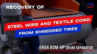 Cleaning rubber granulate from steel wires and textile cord in processing shredded tires