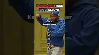 BLIND RANK: Big 3 Albums #rap #hiphop #music #shorts #fyp