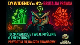 Dywidendy czy zasada 4%? Brutalna prawda, kt&oacute;ra zmasakruje twoje myślenie o emeryturze