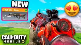 *NEW* LEGENDARY AGR 556 - RIPPER | COD MOBILE | SOLO VS SQUADS
