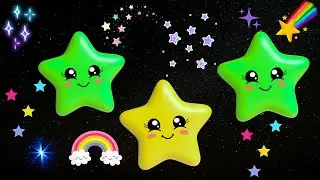 ⭐Мерцай, мерцай, маленькая звёздочка, нежное сияние, мечтательное небо, песня со сверкающими звёз...