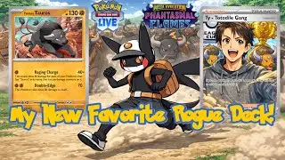 Ty would never leave his Tauros with Professor Oak! Paldean Tauros getting down on Pokemon TCG Live!
