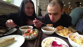 SOUP / RICE WITH CUTLETS / SALAD / CHEESE CAKE / EATING SHOW/ MUKBANG #asmr #mukbang #eating #food