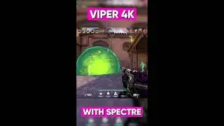 VIPER 4K WITH A SPECTRE #SHORT #4K #VALO #VALORANT