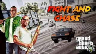 Crazy Fight Turns into INSANE Police  chase! | GTA V