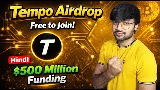 Tempo Airdrop Free to join Project with $500 Million Funding | SAGE Hindi
