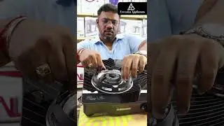 Butterfly Renz 3 Burner 🔥 Lift Lock, Fan Shield, 3 Star Glass Top | Eswaran Appliances Salem