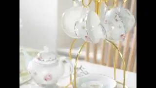 9Spring Exquisite Ceramic Tea Cups & Saucers