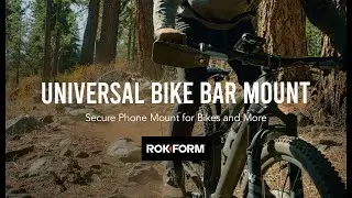 ROKFORM Universal Bike Bar Mount &mdash; MagSafe + RokLock Handlebar Phone Mount