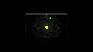 Eclipse Simulation in Python (code in the description) #eclipse #simulation #python #coding