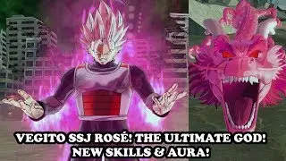 WHAT IF: SSJ ROSÉ VEGITO BLACK! NEW SKILLS & AURA! BLADE OF JUSTICE! Dragon Ball Xenoverse 2 Mods