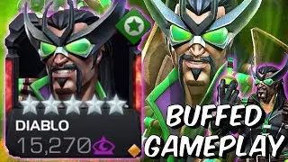 BUFFED Diablo First Look Gameplay - From DUD TO GOD!?! A LOT Better!! - Marvel Contest of Champions