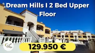 €129,950 Apartment in Dream Hills 1 | South-Facing 2-Bed Upper Floor with Roof Garden & Pool