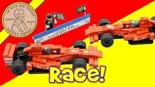 Ferrari Victory Lego Racers 2 Car Set #8168 Racing To Victory Stop Motion