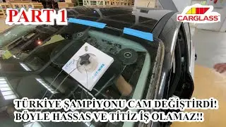 Part 1: Ford Focus rezistanslı ön cam değişimi | Kaskoyu deldirmedik | Böyle temiz iş yok | Vlog 15