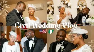 CIVIL WEDDING VLOG: MOM'S FIRST TIME IN NIGERIA, MEETING MY IN-LAWS, INTIMATE CEREMONY PREP + MORE