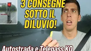 Autotreno in consegna&hellip; Telepass stanco e diluvio!!. 