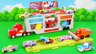 Disney Pixar Cars Unboxing Review | Lightning McQueen | Mattel Disney Pixar Cars Glow Racers Playset