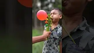 Handmade Bamboo Balloon Popper | DIY Craft from Palm Stick & Balloons