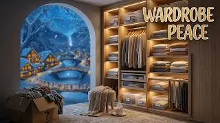 Warm Winter Ambience ❄️ Angelic Harp & Voice | Calming Music for Sleep & Relaxation