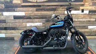 Harley-Davidson Sportster 1200 Iron 2019 года выпуска, цвет Vivid Black, модель XL1200NS.