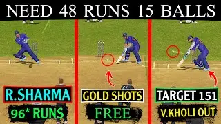 India vs new zealand thrilling match - playing real cricket 22 (rc22) | India vs new zealand rc22