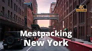 NYC Walk [4K] : Meatpacking District, Bleecker to 8th Avenue and 14th St