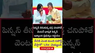NTR Pension Bharosa Scheme , AP Pension