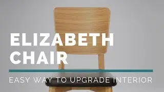 TevaHome Elizabeth Dining Chair | Natural Oak Wood Furniture