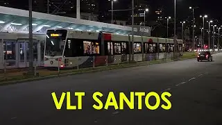 VLT da Baixada Santista - Estação Ana Costa e trecho até Porto
