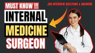 🩺17 Internal Medicine Doctor Interview Questions and Answers | #2025 #jobinterview