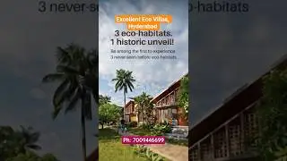 Excellent Eco Villas, Hyderabad. #ecology #LuxuryLiving #organichouse #GreenLiving   #OrganicLiving