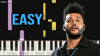 The Weeknd - After Hours | EASY Piano Tutorial by Pianella Piano