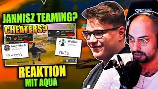 😳🤐 JANNISZ im FNCs FINALE GECHEATET? | Aqua und Ich REAGIEREN auf  The Fortnite Guy | Amar