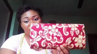 Ankara clutch purse
