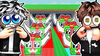 BITWA NA FESTIVE LUCKY BLOCK Z WIDZEM W STEAL A BRAINROT! Roblox