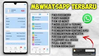 MbWhatsapp Ios Terbaru 2023 Tanpa Password || WhatsApp iPhone update terbaru | MbWhatsapp