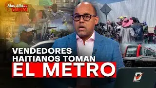 #Increible🚨¡CAOS en el Metro! Vendedores haitianos arrabalizan la estación María Montez